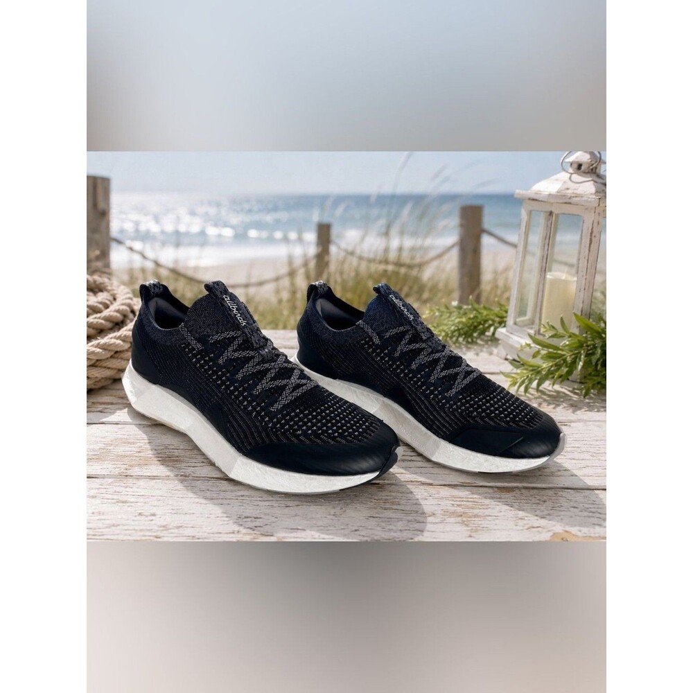 Allbirds Tree Flyer 2 Men’s 12.5 Natural Black Blizzard Running Shoes NWOB